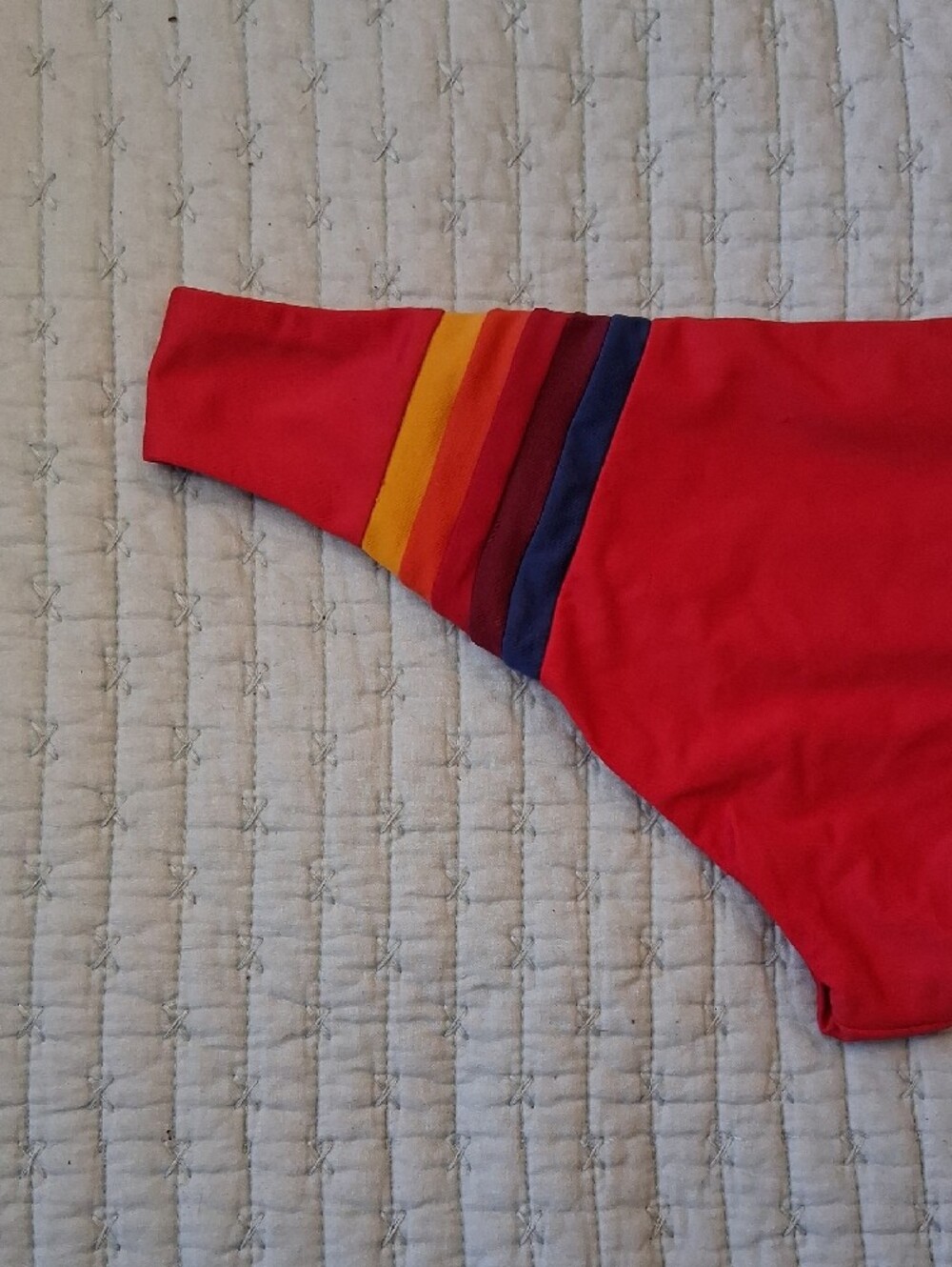 Aviator Nation Red Bikini Bottoms - Picture 6 of 13